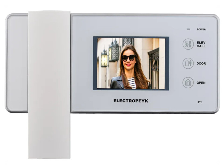 پکیج آیفون تصویری الکتروپیک مدل 3.5 اینچ 1196 با پنل 1086RFID
