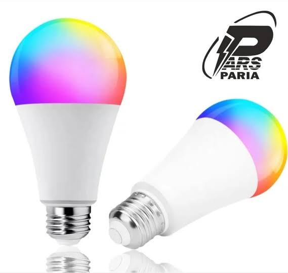 لامپ ال ای دی 9 وات چندحالته Multi color پارس پریا با سرپیچ E27