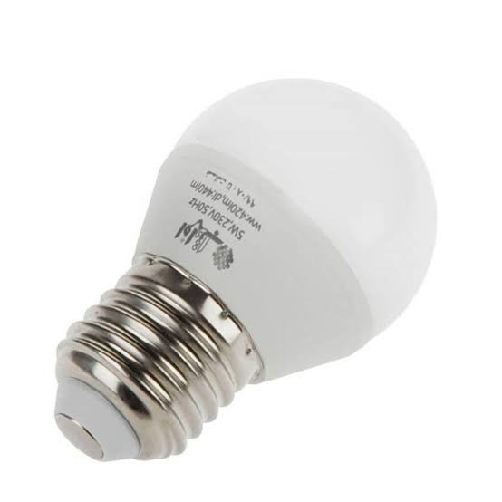لامپ 5 وات LED افراتاب نور ملایم خانگی سرپیچ E27 فونینو