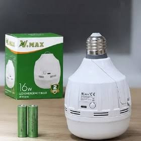 چراغ شارژی اضطراری ویمکس مدل 1316 دو باتری با سرپیچ E27_فونینو