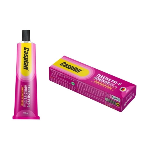 چسب PVC فشارقوی کاسپین مدل ترکش تیوب ۱۰۰ میلیلیتری مخصوص لوله و اتصالات_فونینو